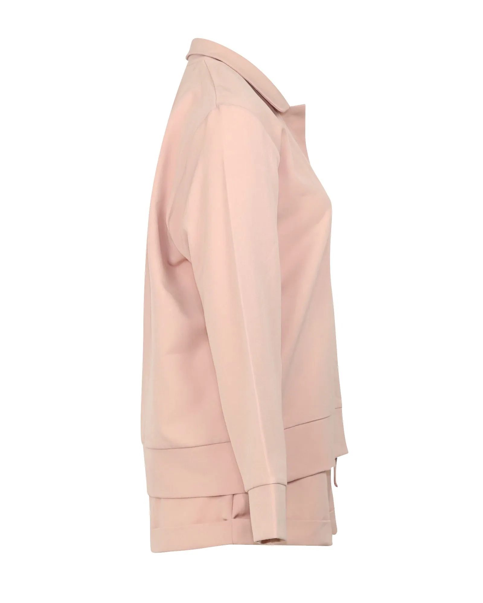 Prevu Sweater and Short Set in Pink Polyester