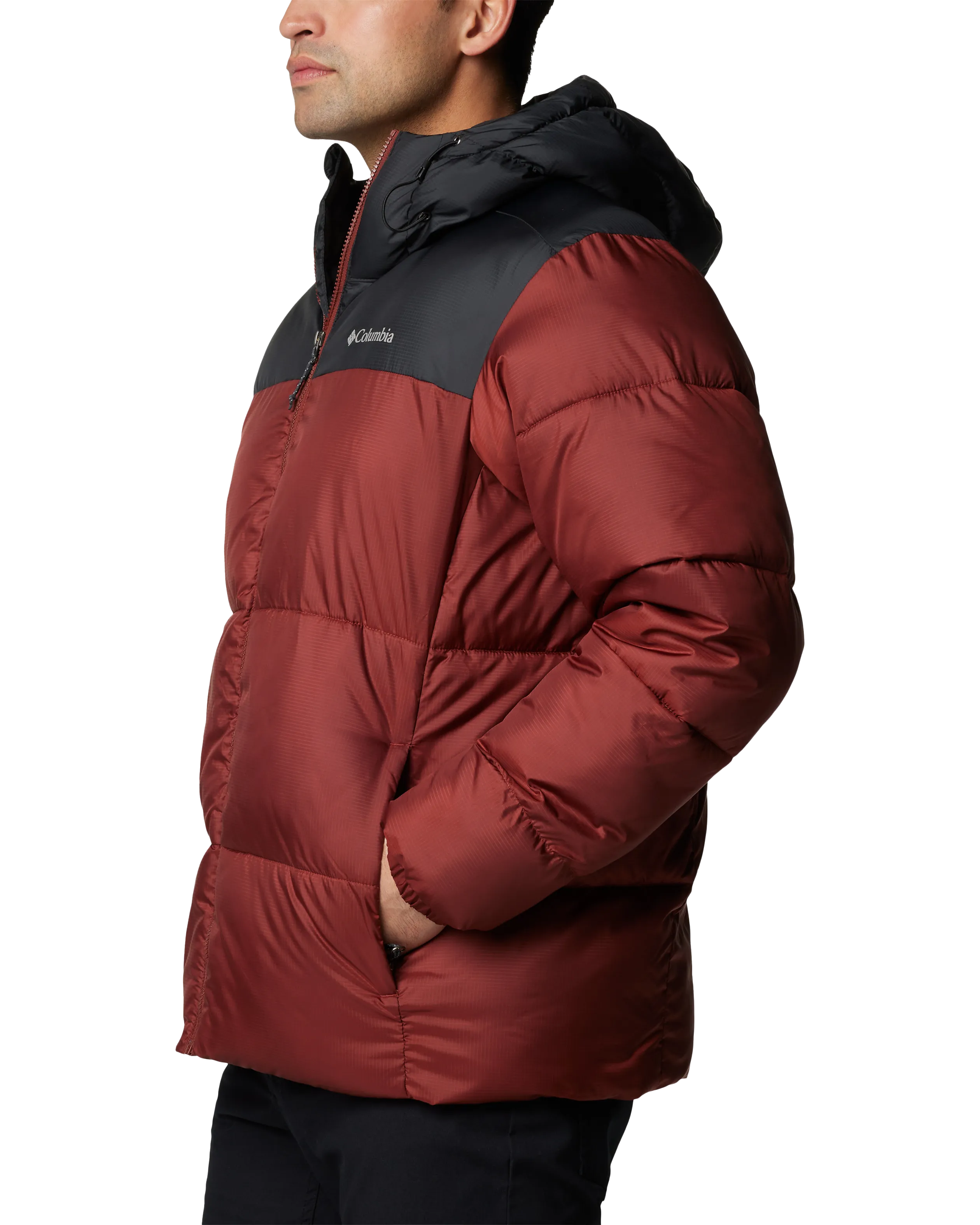 Puffect II Hooded Jacket in Spice & Black