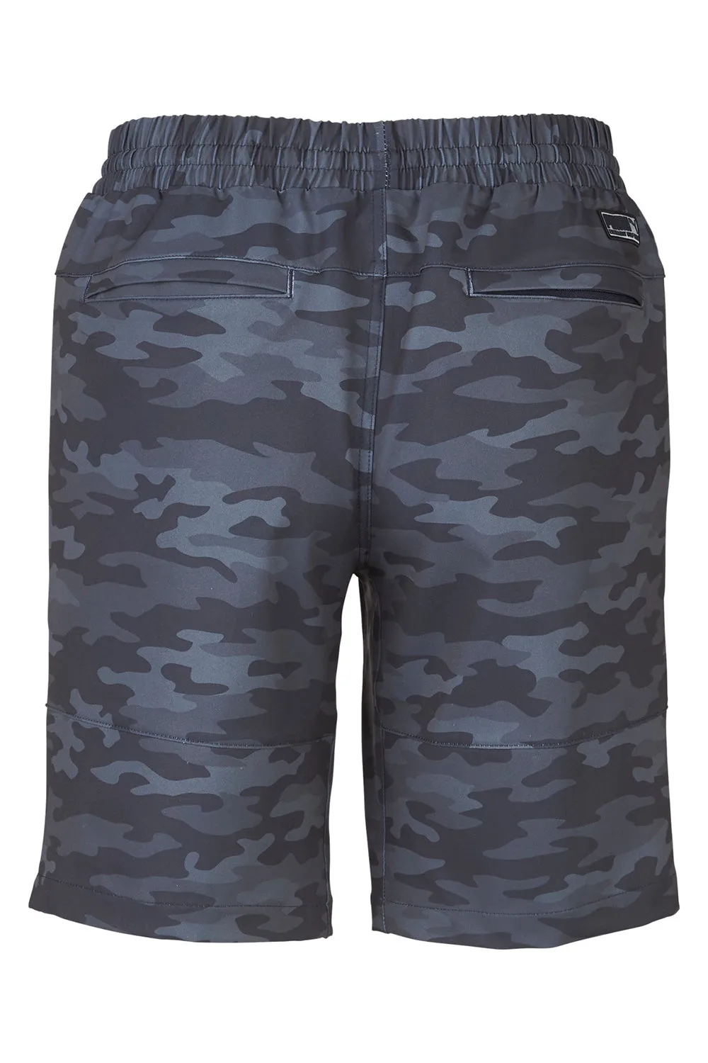 Puma Mens EGW Walker Moisture Wicking Shorts w/ Pockets - Navy Blue Camo