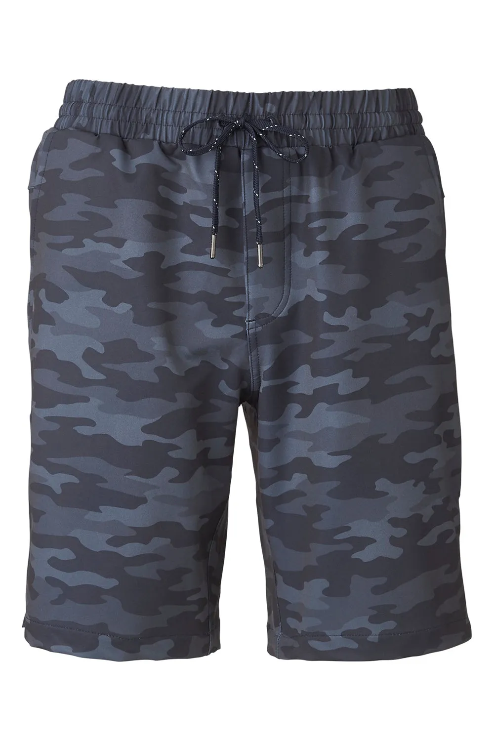 Puma Mens EGW Walker Moisture Wicking Shorts w/ Pockets - Navy Blue Camo