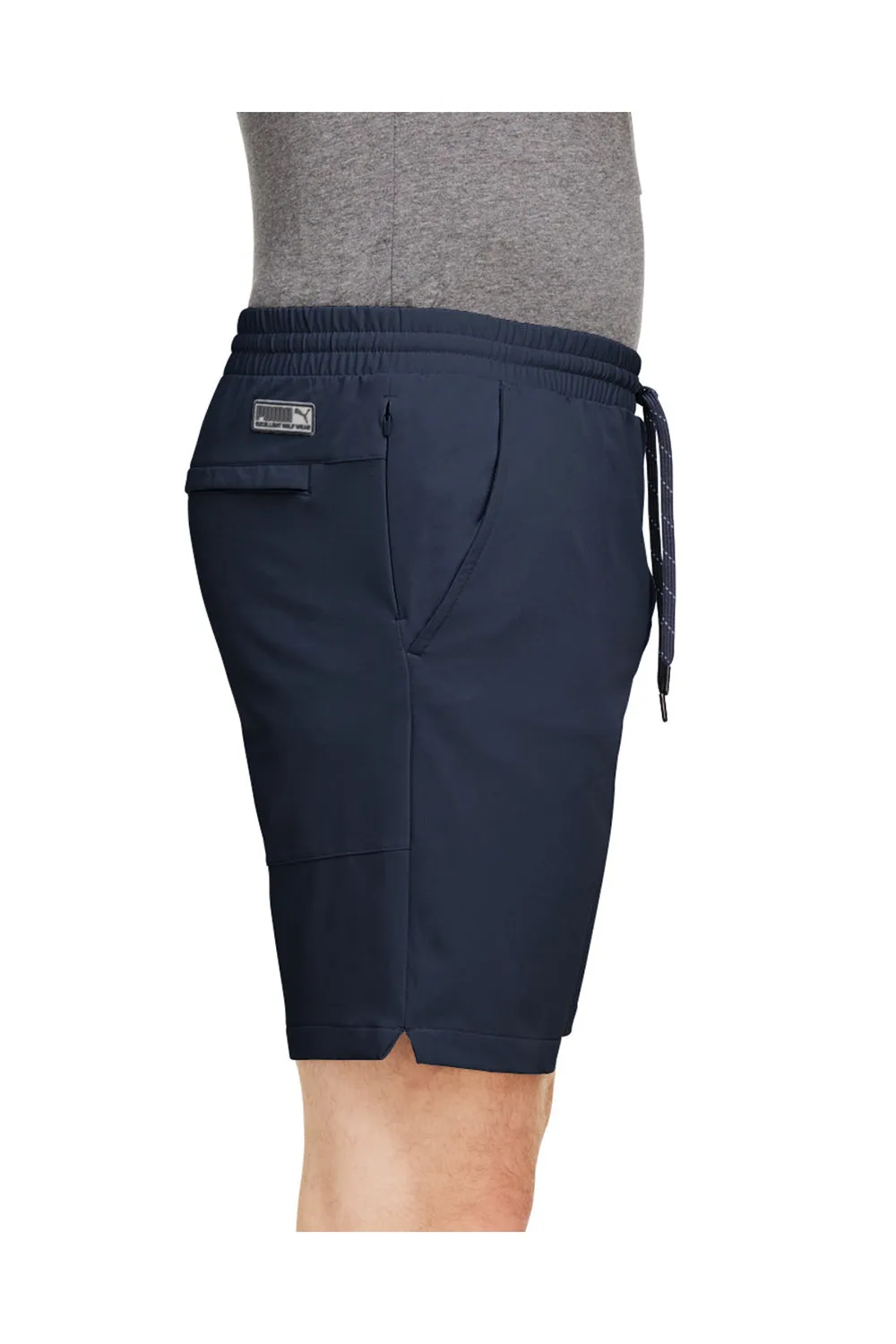 Puma Mens EGW Walker Moisture Wicking Shorts w/ Pockets - Navy Blue