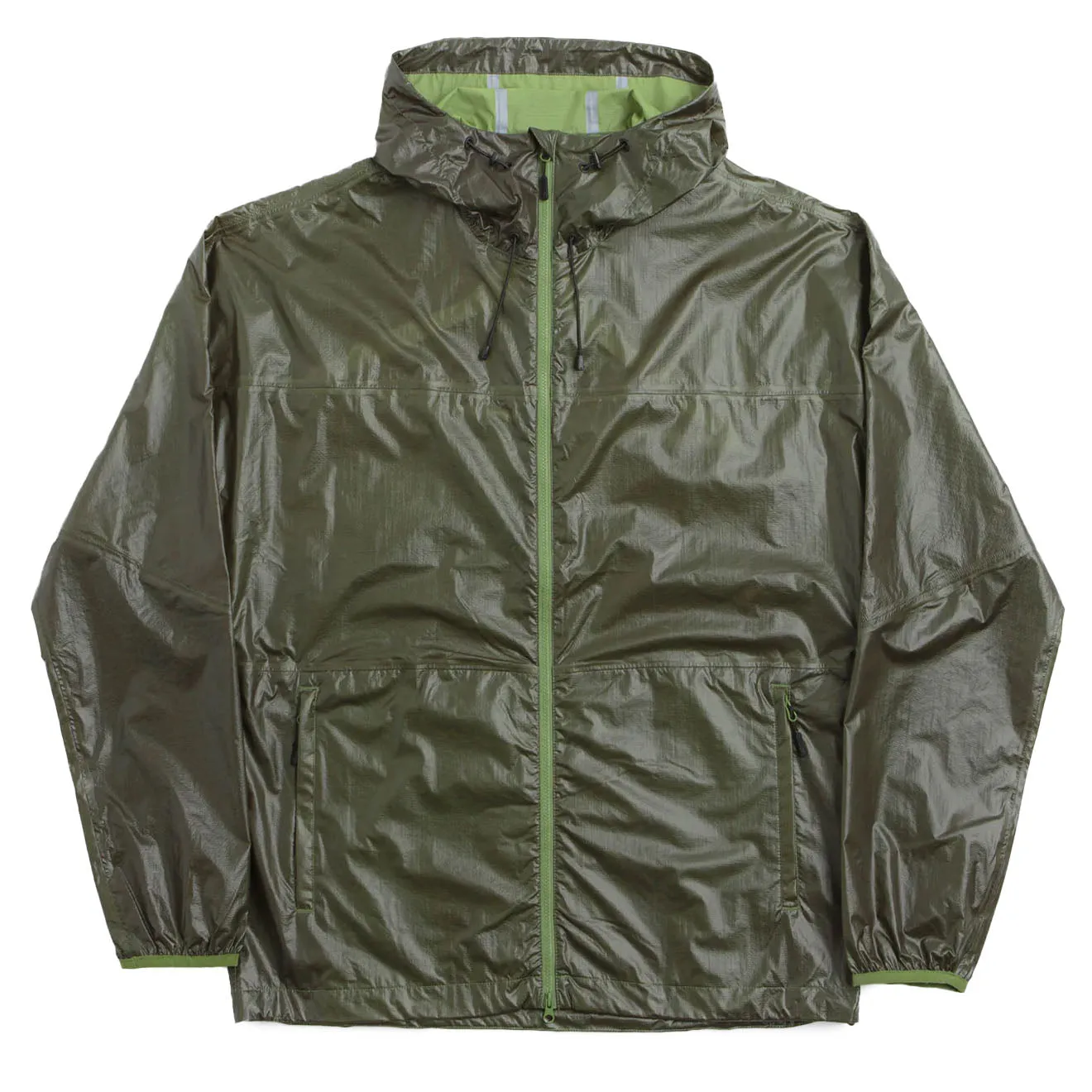 Purple Mountain Observatory Heatreactive Breeze Jacket Khaki / Lime