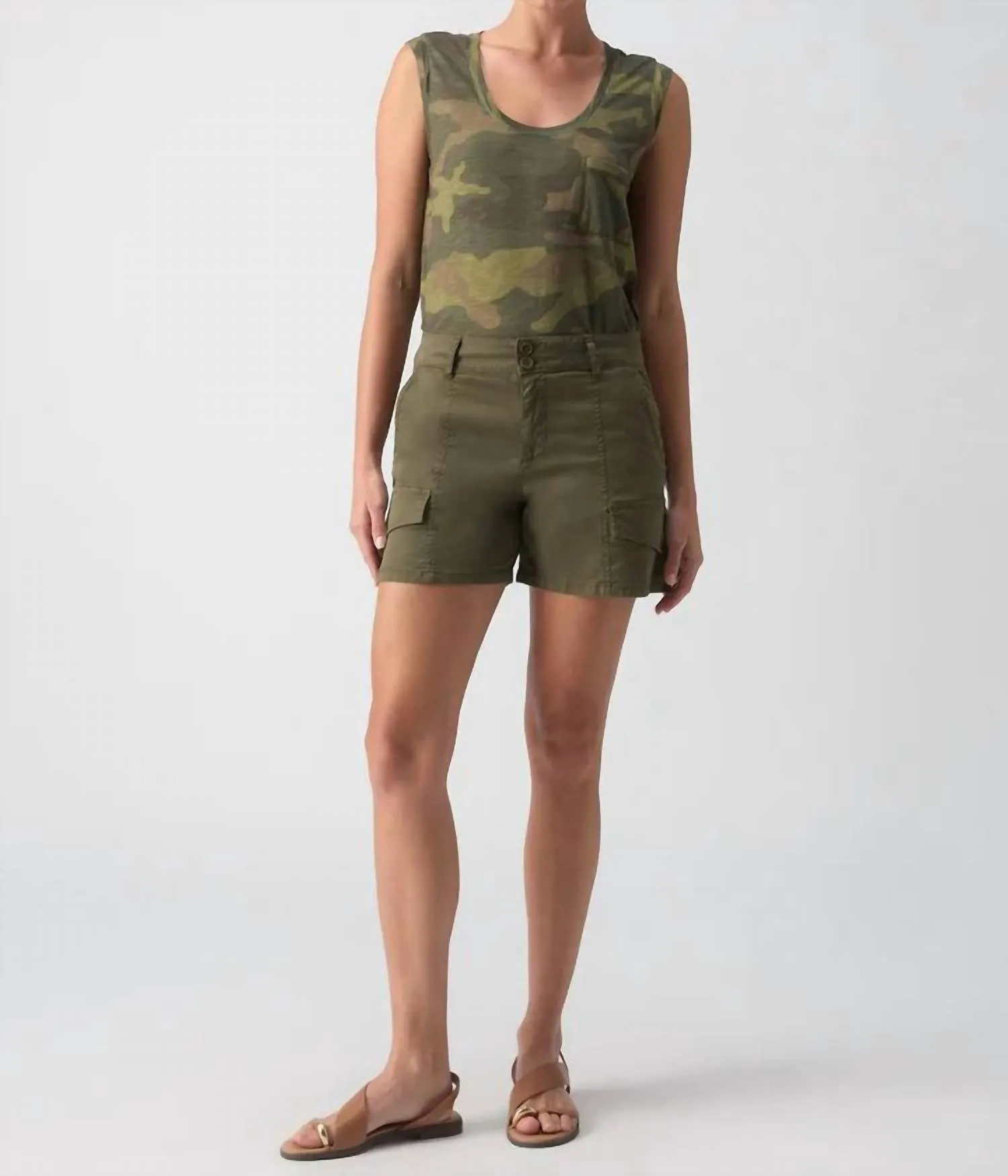 Rebel Standard Rise Short In Hiker Green