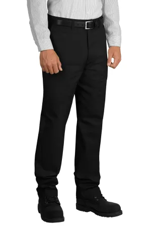 Red Kap Mens Industrial Wrinkle Resistant Work Pants w/ Pockets - Black