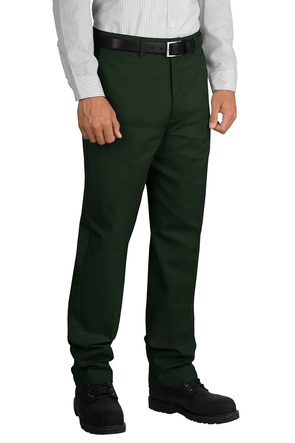 Red Kap Mens Industrial Wrinkle Resistant Work Pants w/ Pockets - Spruce Green