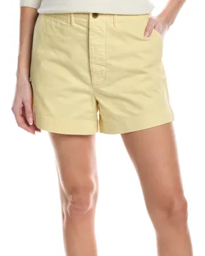 RE/DONE 90's Trouser Washed Buttercream Short