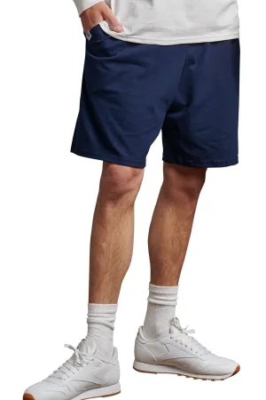 Russell Athletic Mens Classic Jersey Shorts w/ Pockets - Navy Blue