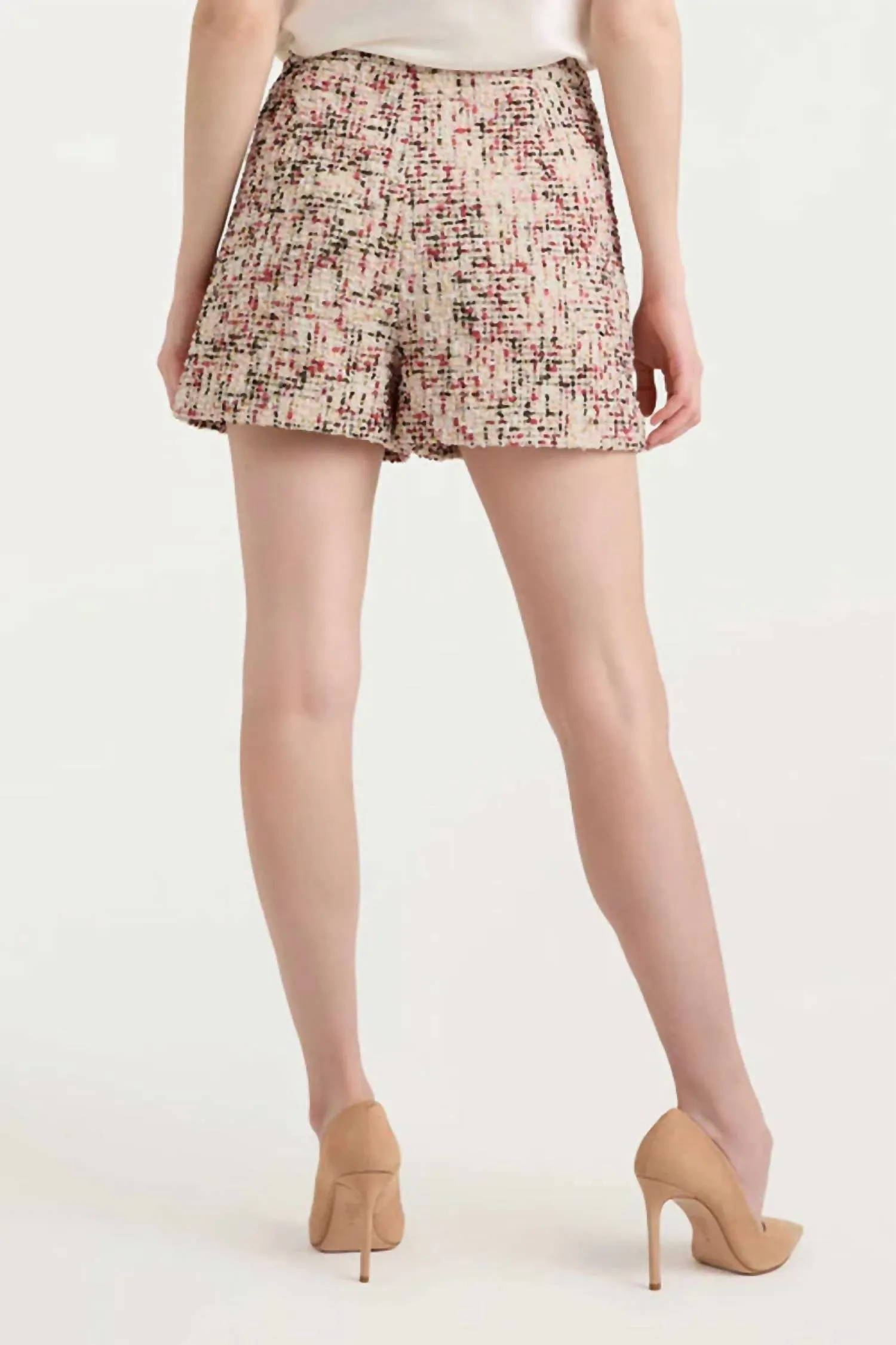 Saul Short In Alabaster Multi