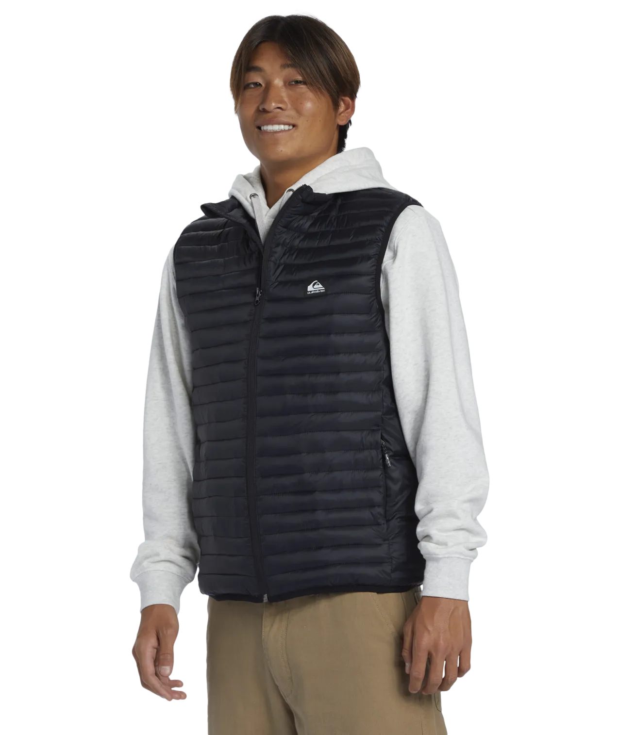 Scaly Gilet in Black