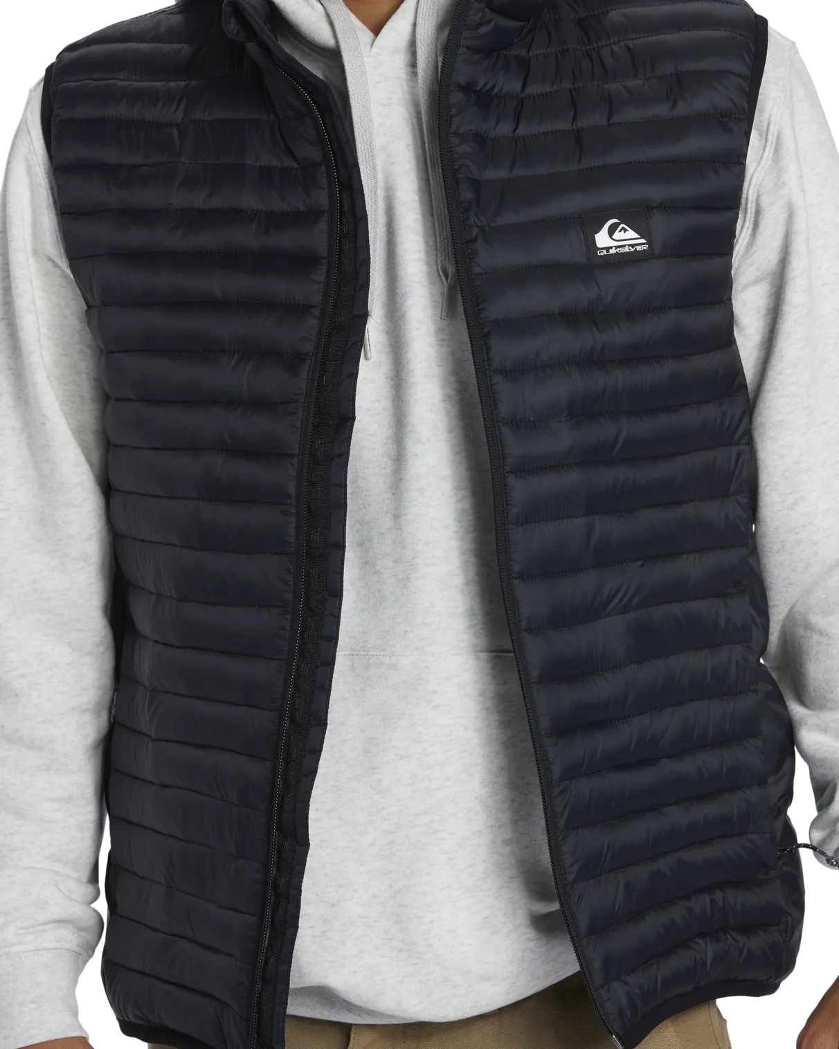 Scaly Gilet in Black