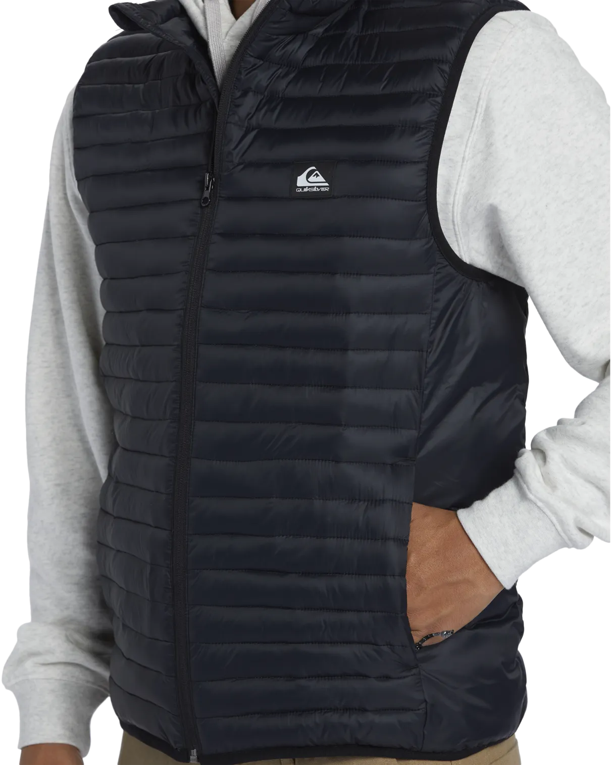 Scaly Gilet in Black