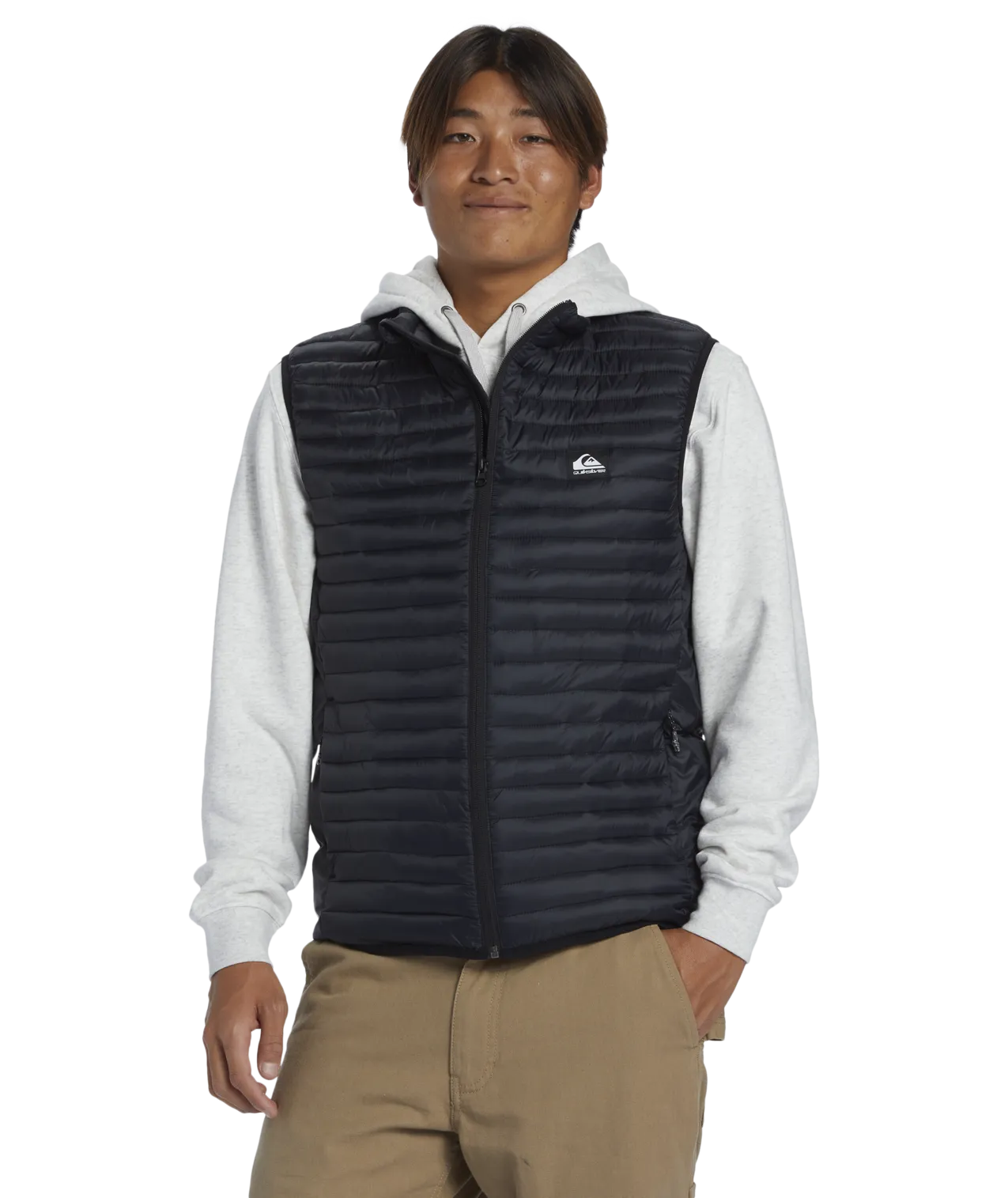 Scaly Gilet in Black