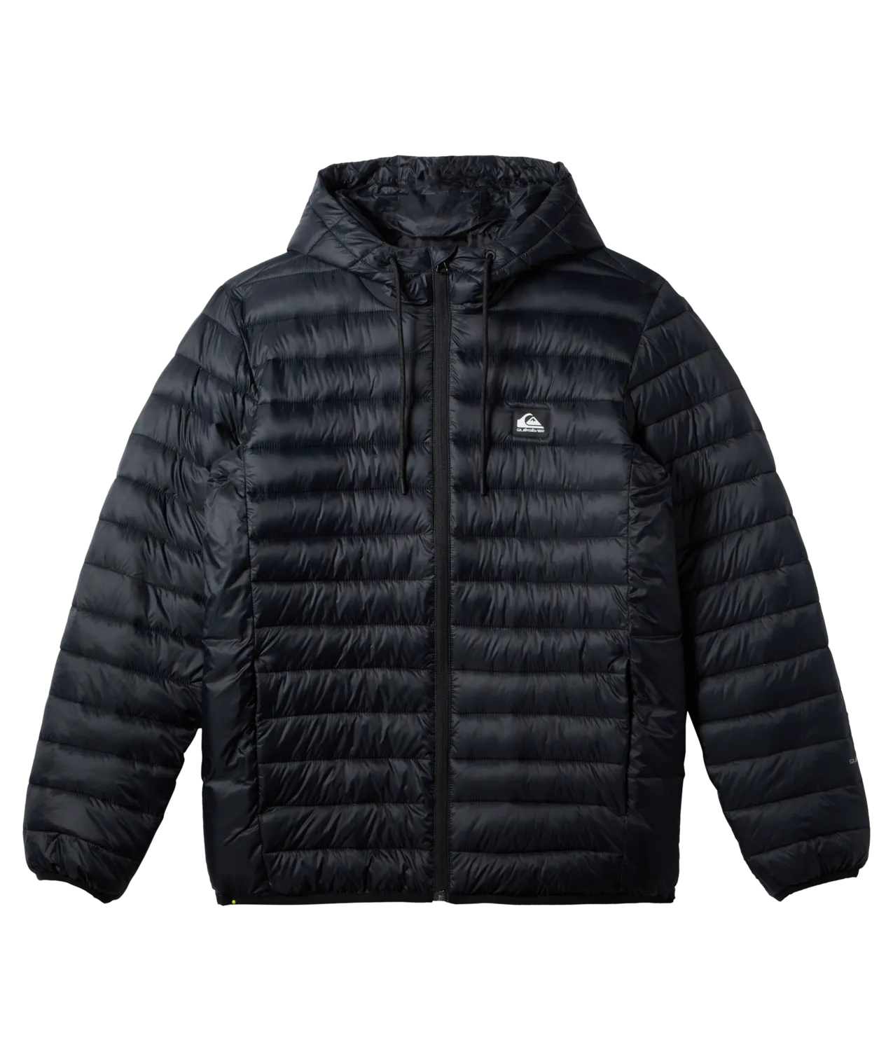 Scaly Hooded Jacket in Black