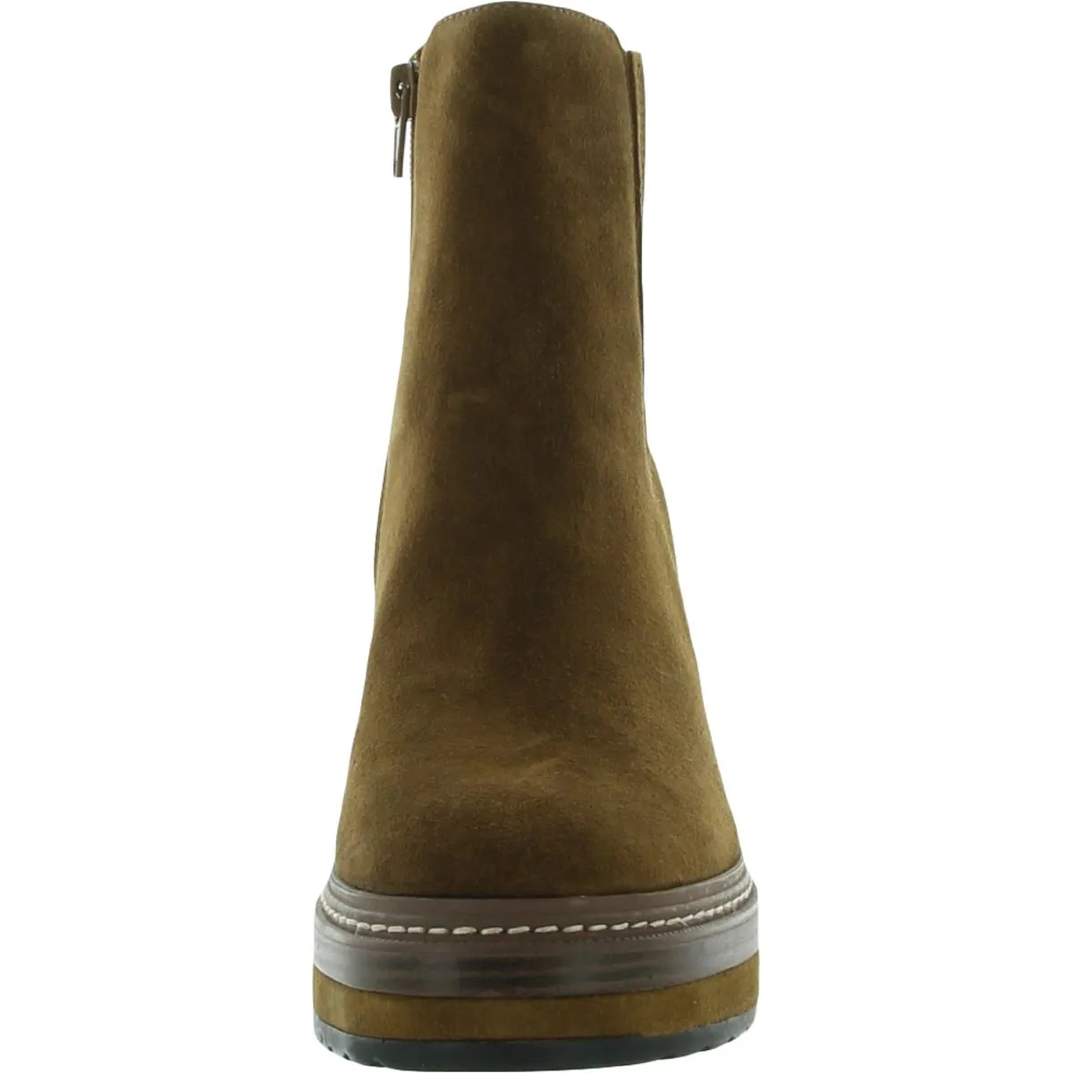 Searches Womens Suede Block Heel Ankle Boots