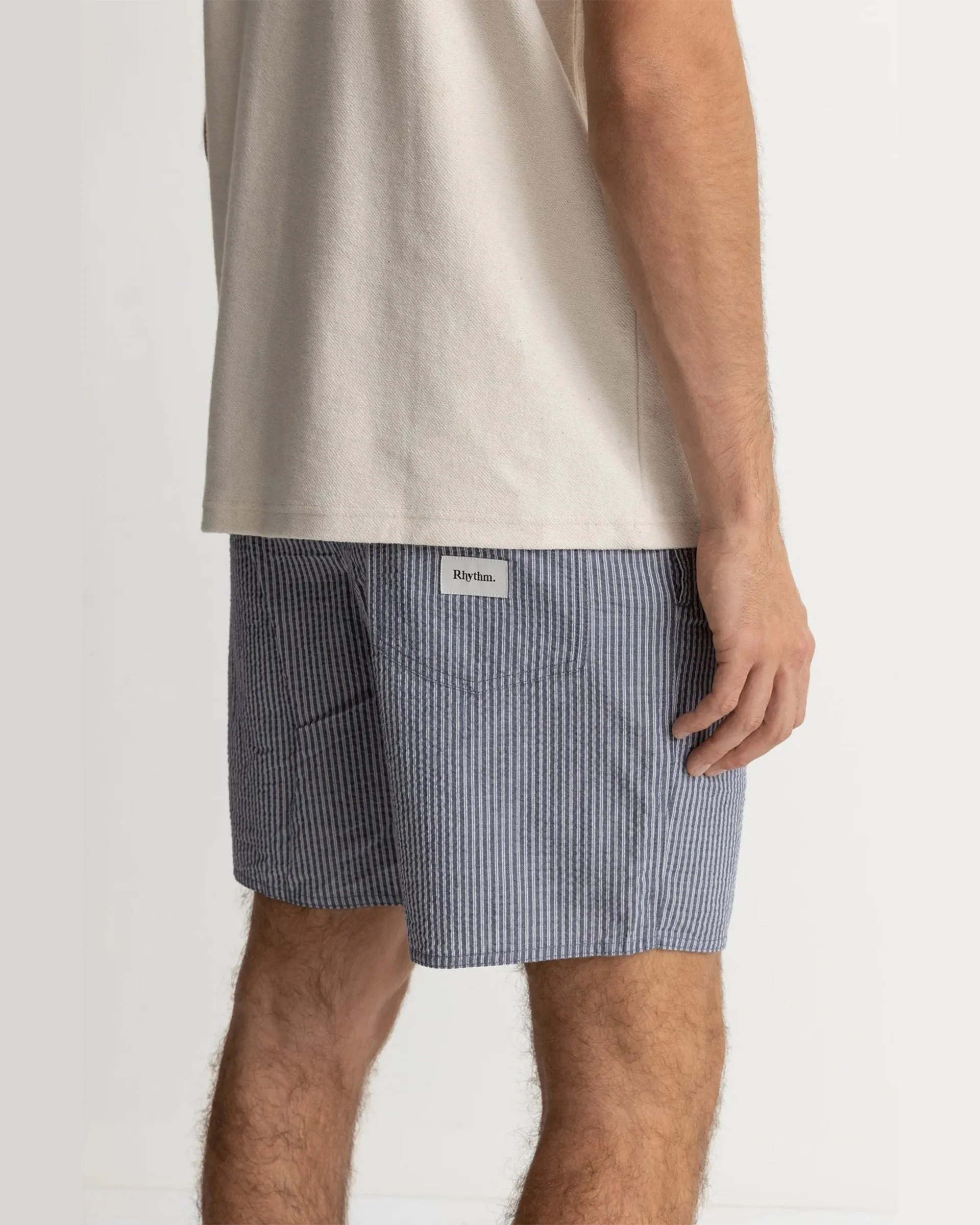 Seersucker Stripe Jam 17" Short