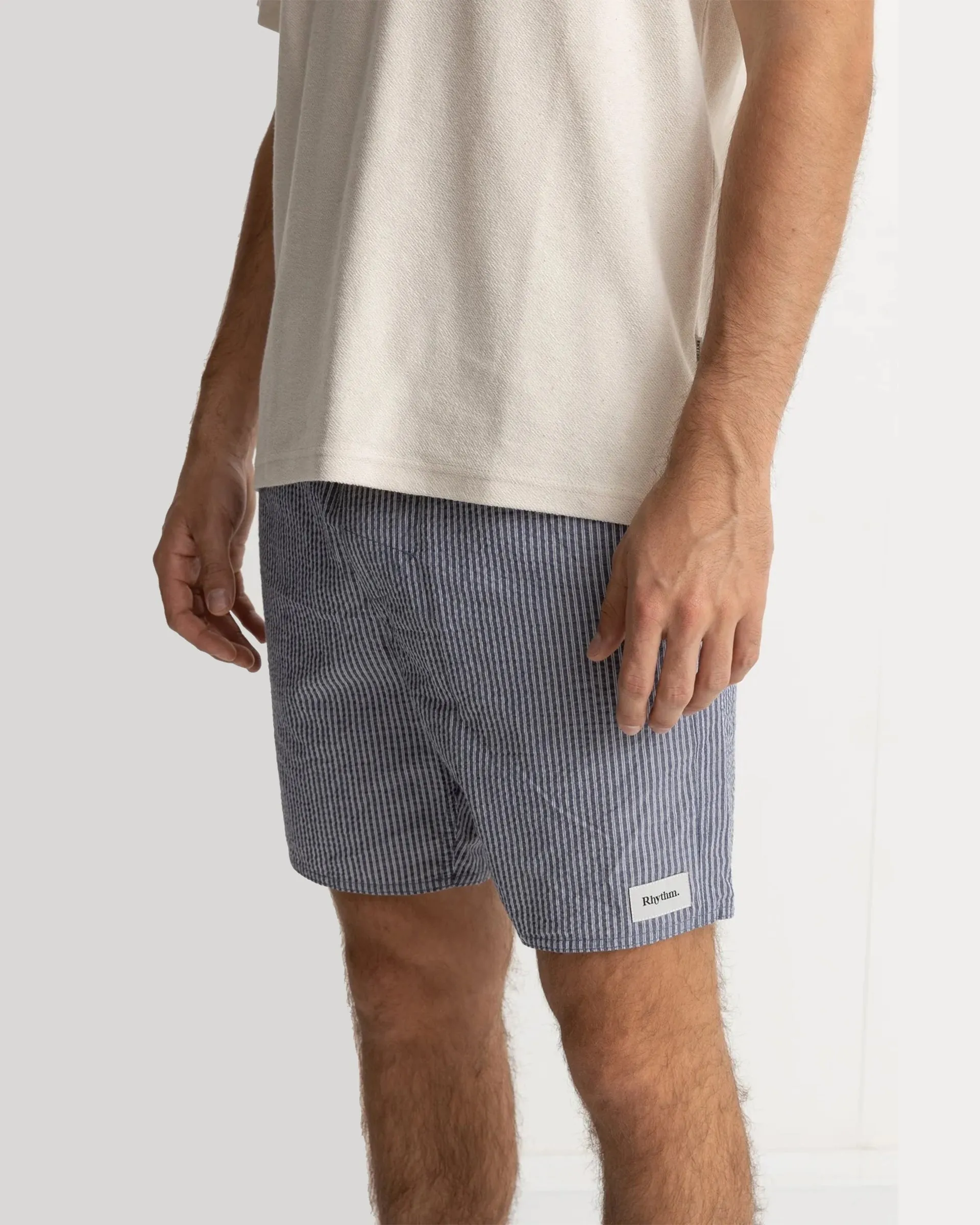 Seersucker Stripe Jam 17" Short