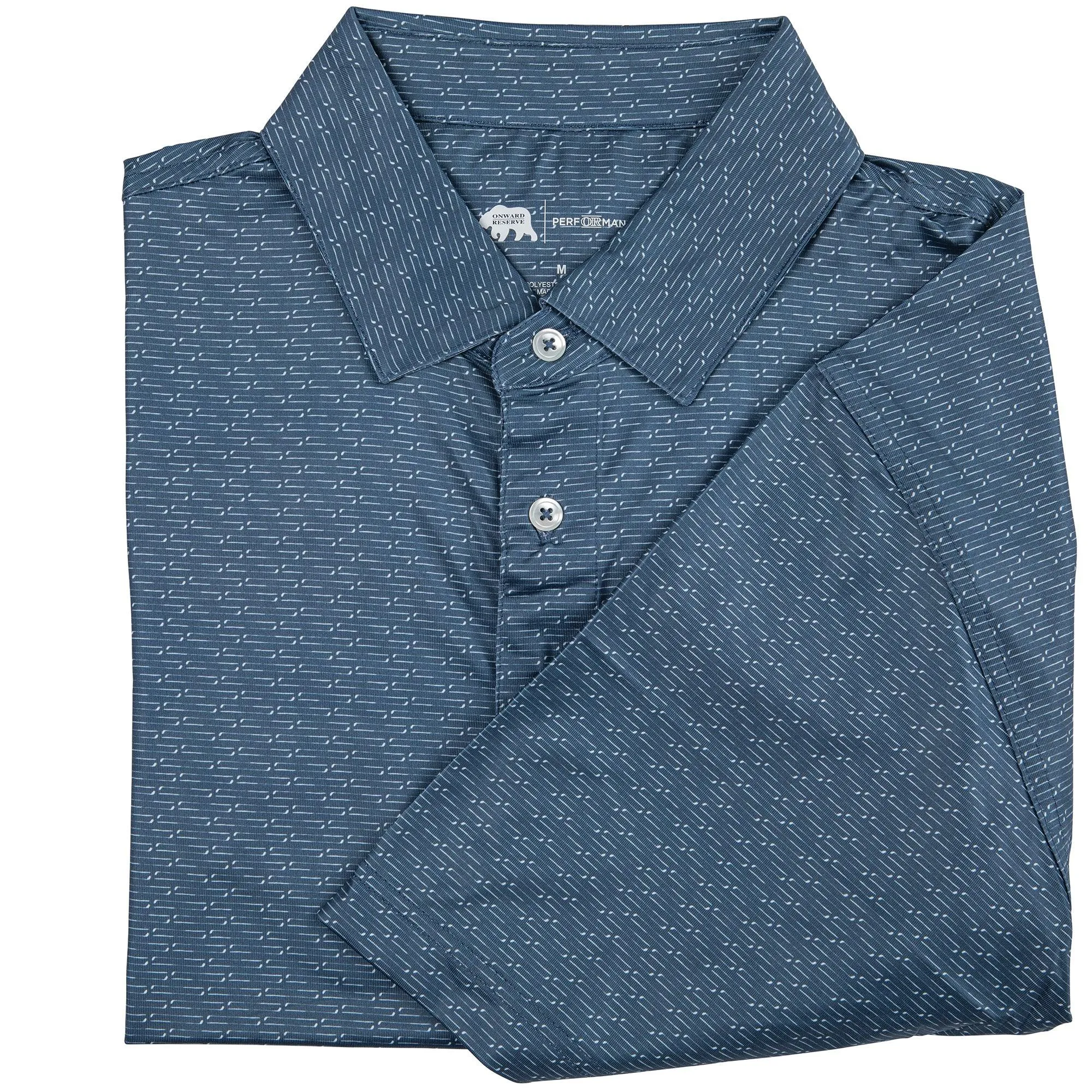 Shore Links Performance Polo - Vintage Indigo
