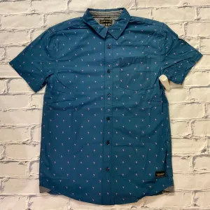 Silver Flamingo Print SS Shirt