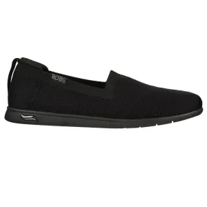 Skechers Womens Arch Fit Plush Breezy Babe SlipOn Black/Black 114109Bbk Black/Black
