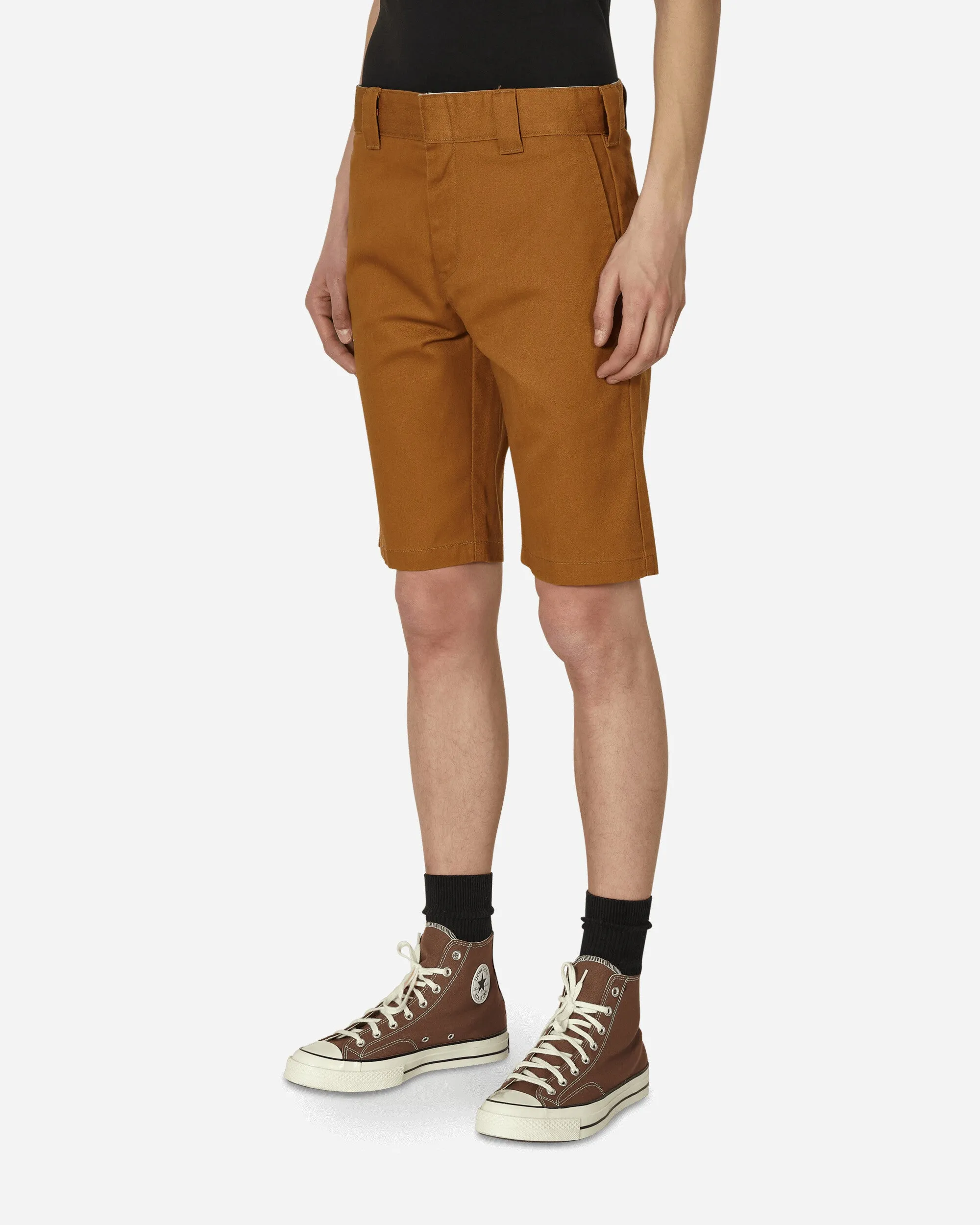 Slim Fit Shorts Brown