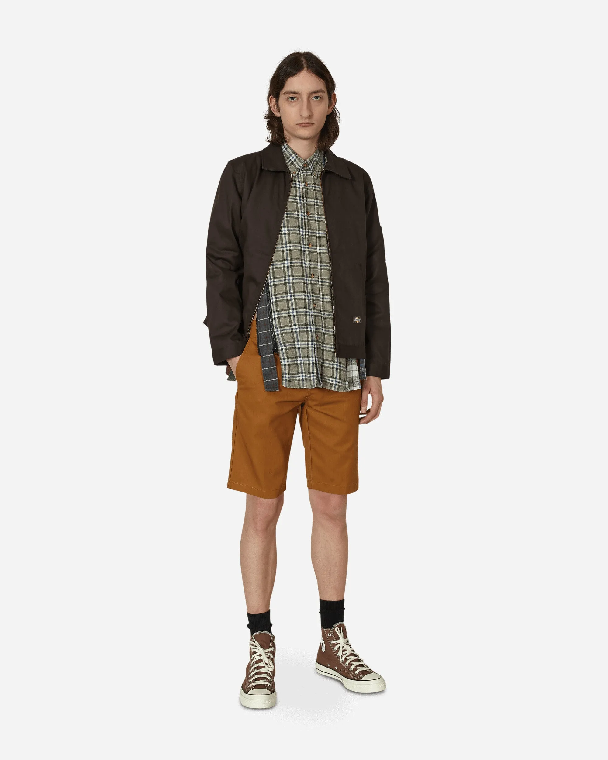 Slim Fit Shorts Brown