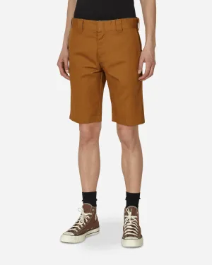 Slim Fit Shorts Brown