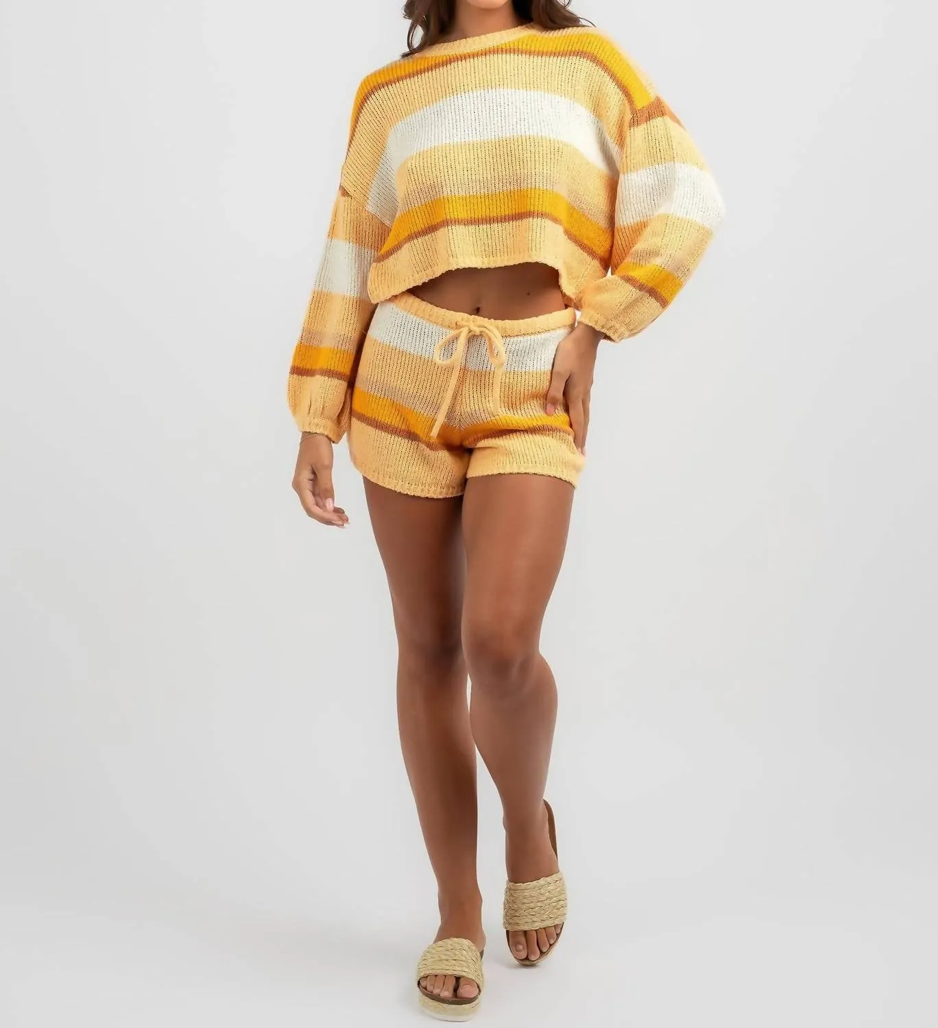 Sol Time Short In Citrus Glow