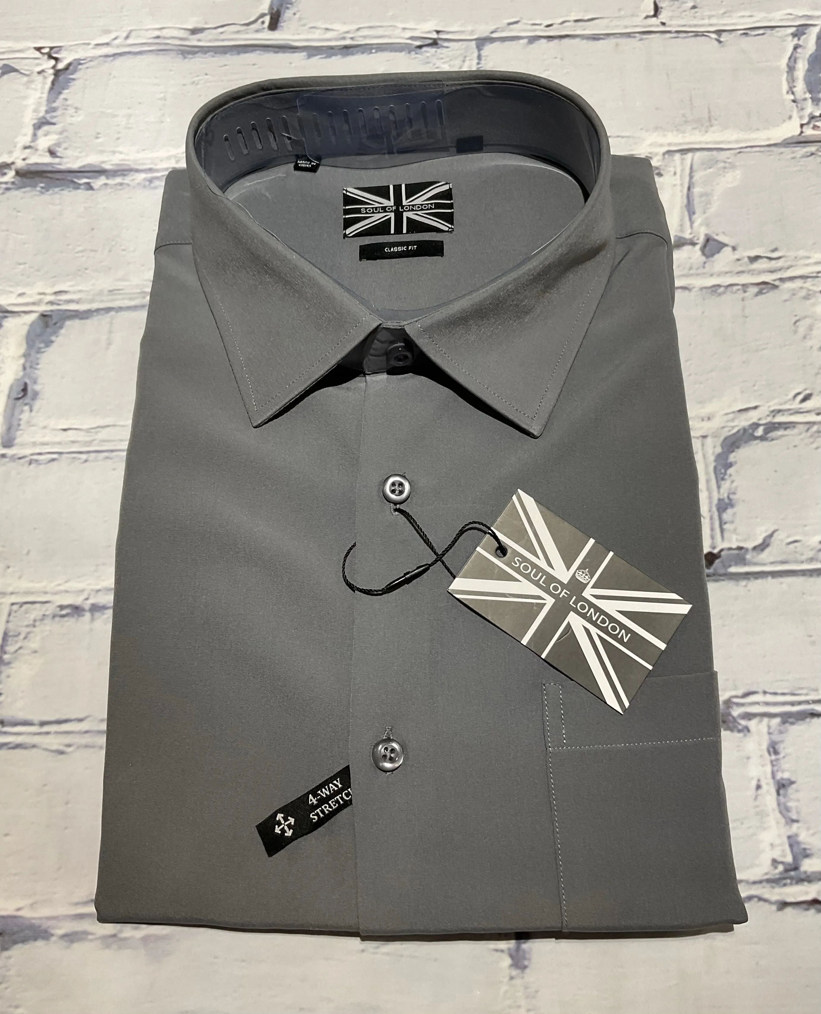 Soul of London LS Microfiber Sportshirt