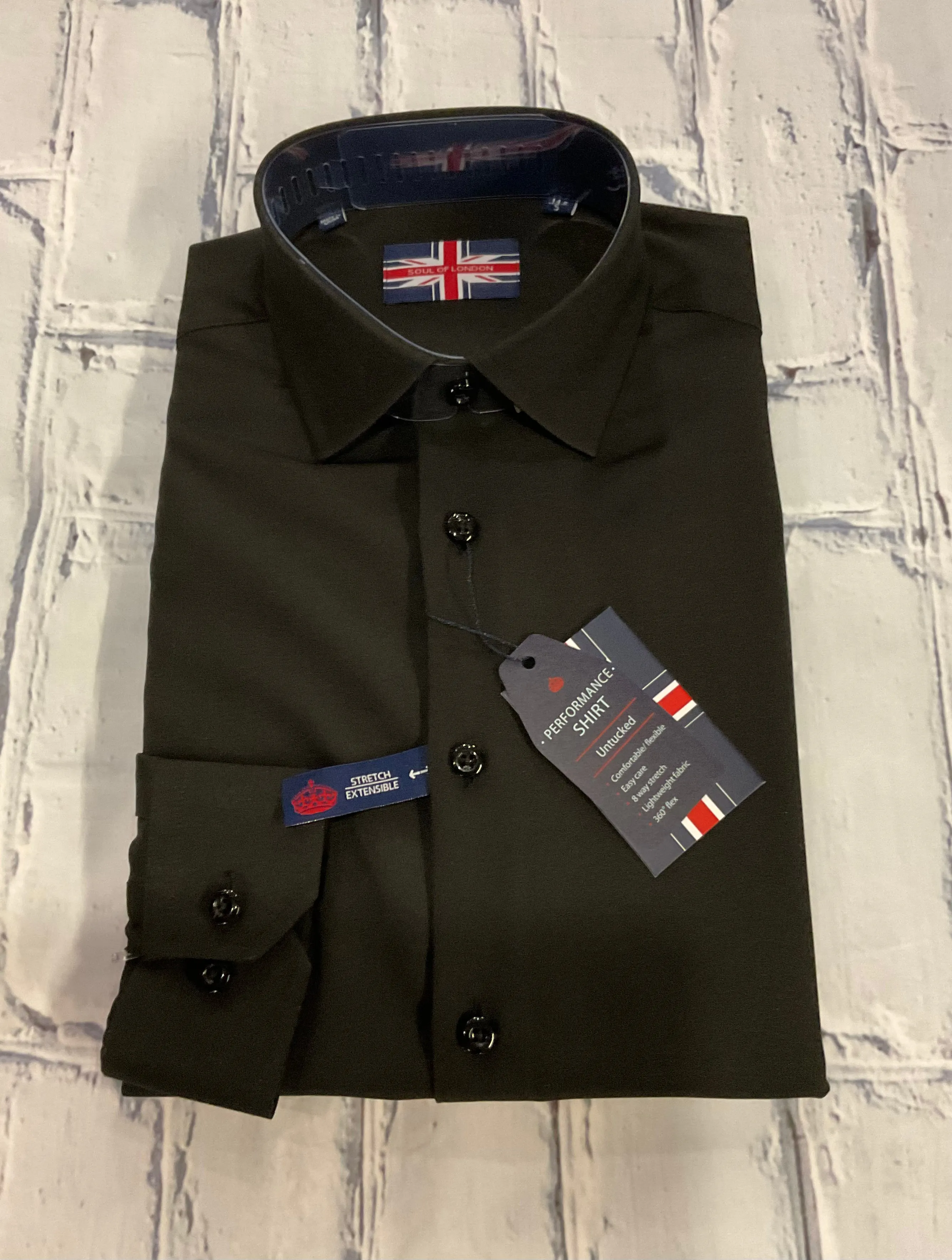 Soul of London LS Microfiber Sportshirt