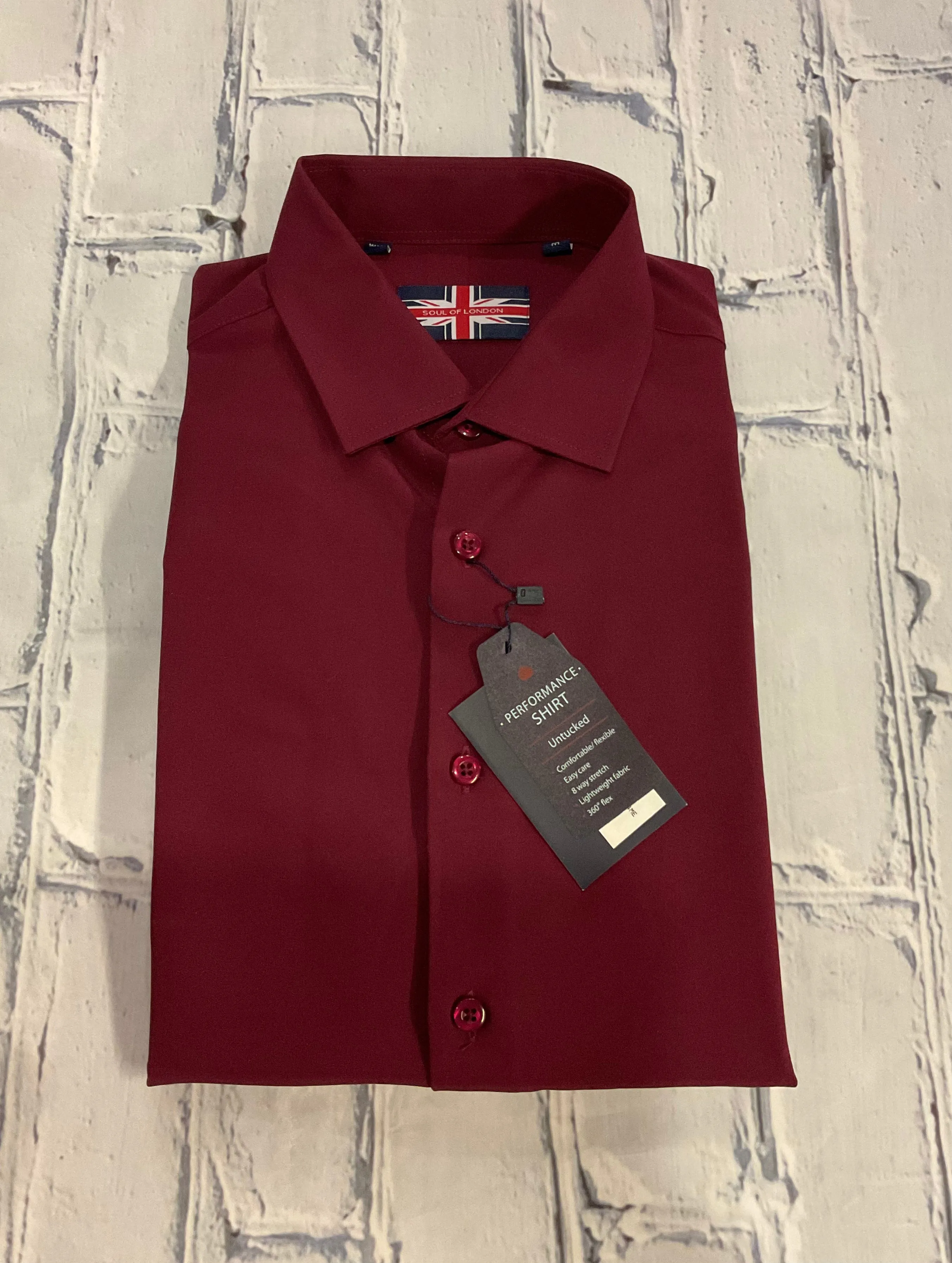 Soul of London LS Microfiber Sportshirt