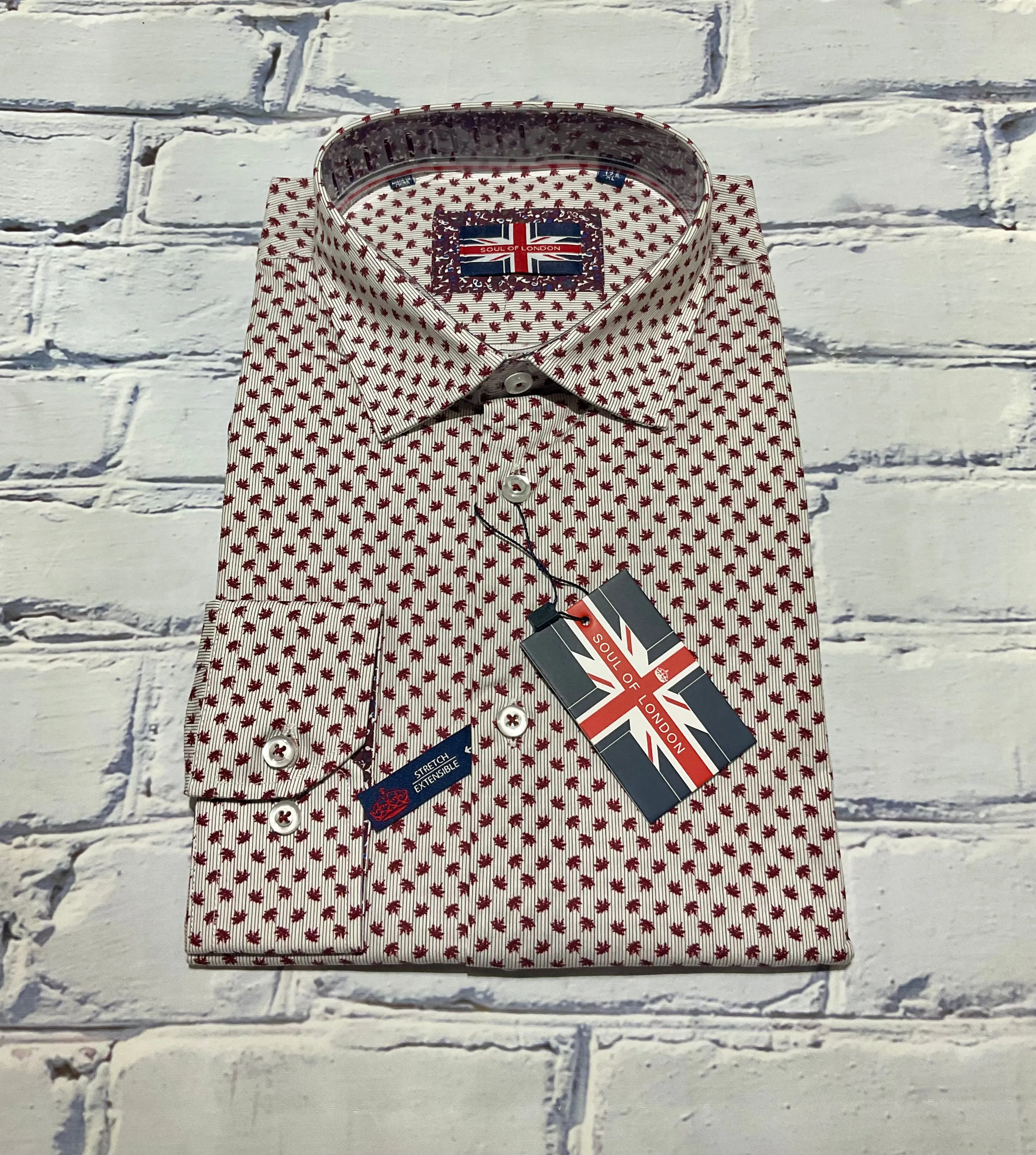 Soul of London LS Stretch Sportshirt