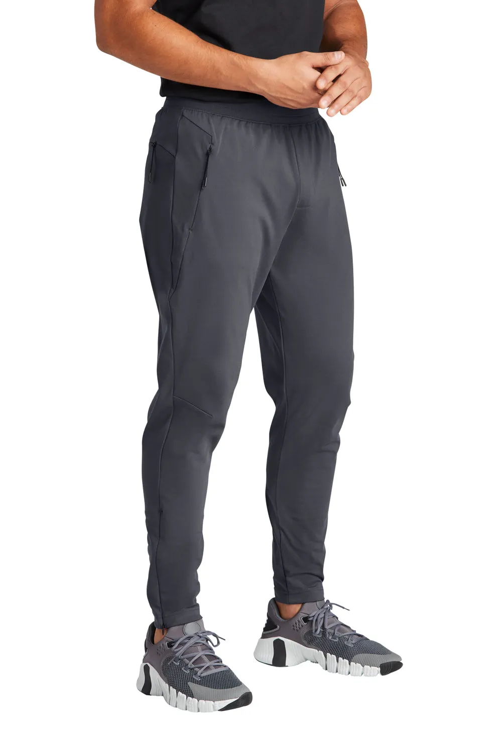 Sport-Tek Mens Circuit Jogger Sweatpants w/ Pockets - Graphite Grey