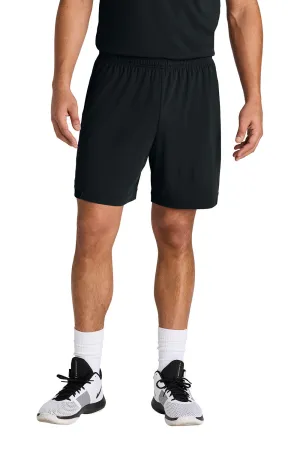 Sport-Tek Mens Club Moisture Wicking Shorts - Black/Black