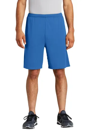 Sport-Tek Mens Competitor Moisture Wicking Shorts w/ Pockets - Royal Blue