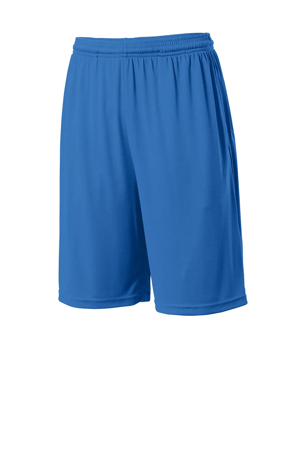 Sport-Tek Mens Competitor Moisture Wicking Shorts w/ Pockets - Royal Blue