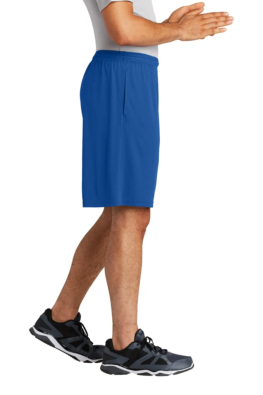 Sport-Tek Mens Competitor Moisture Wicking Shorts w/ Pockets - True Royal Blue