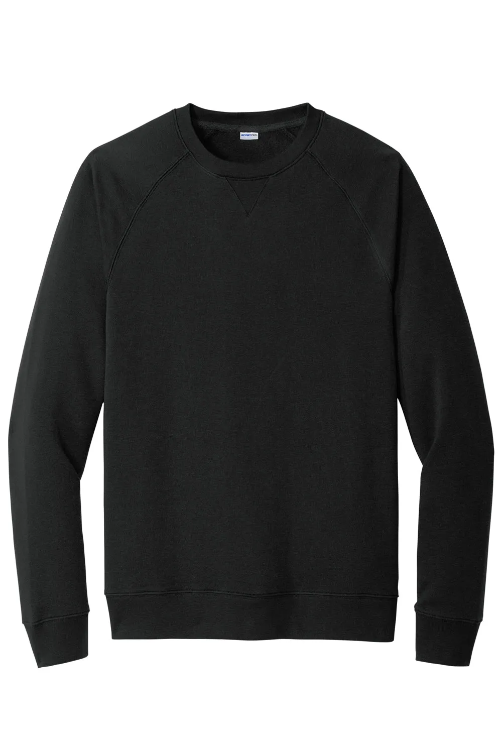 Sport-Tek Mens Drive Fleece Crewneck Sweatshirt - Black