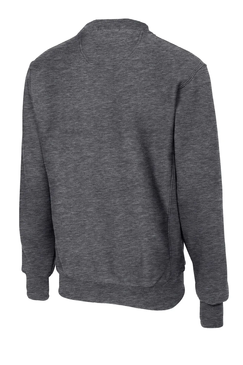 Sport-Tek Mens Fleece Crewneck Sweatshirt - Heather Graphite Grey