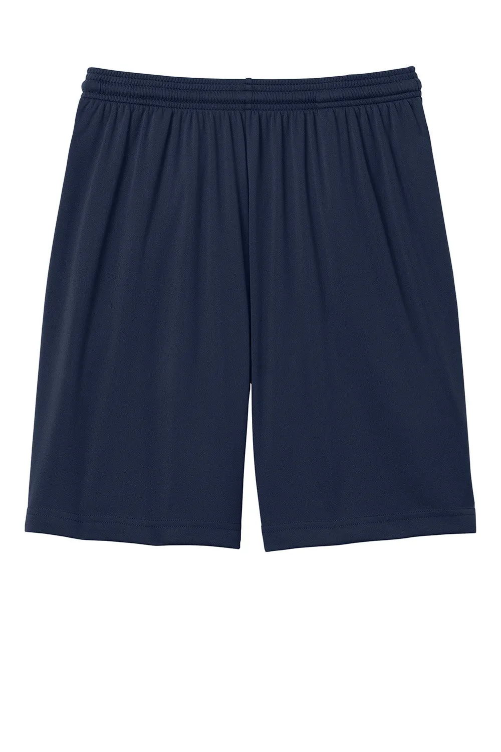 Sport-Tek Mens Moisture Wicking Competitor Athletic Shorts w/ Pockets - True Navy Blue