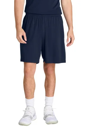 Sport-Tek Mens Moisture Wicking Competitor Athletic Shorts w/ Pockets - True Navy Blue