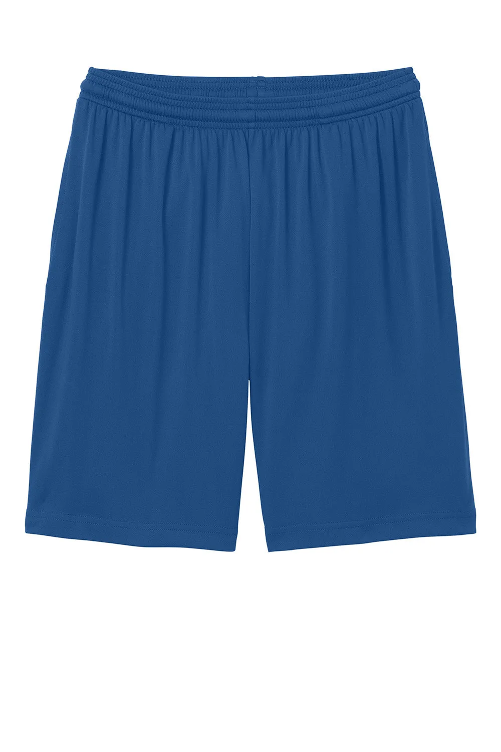Sport-Tek Mens Moisture Wicking Competitor Athletic Shorts w/ Pockets - True Royal Blue