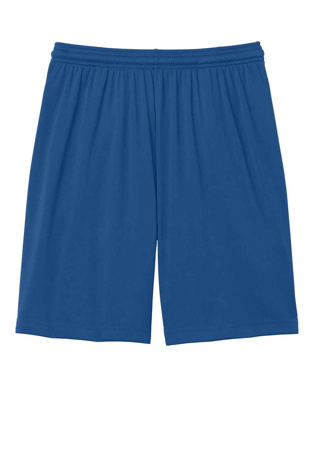 Sport-Tek Mens Moisture Wicking Competitor Athletic Shorts w/ Pockets - True Royal Blue