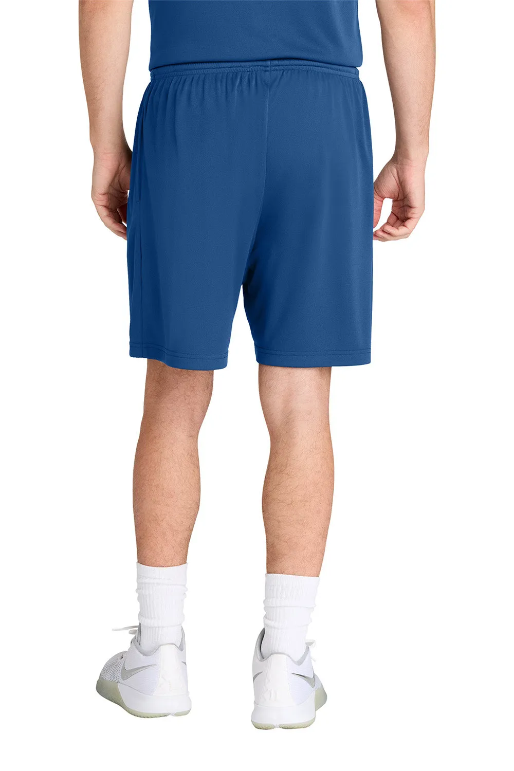 Sport-Tek Mens Moisture Wicking Competitor Athletic Shorts w/ Pockets - True Royal Blue