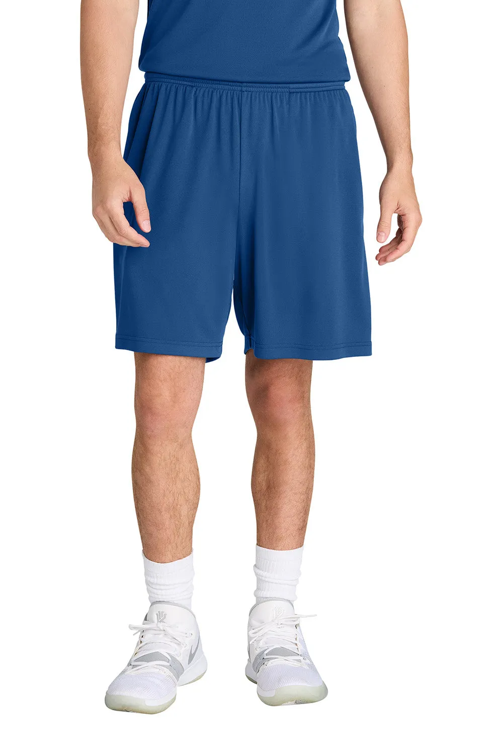 Sport-Tek Mens Moisture Wicking Competitor Athletic Shorts w/ Pockets - True Royal Blue