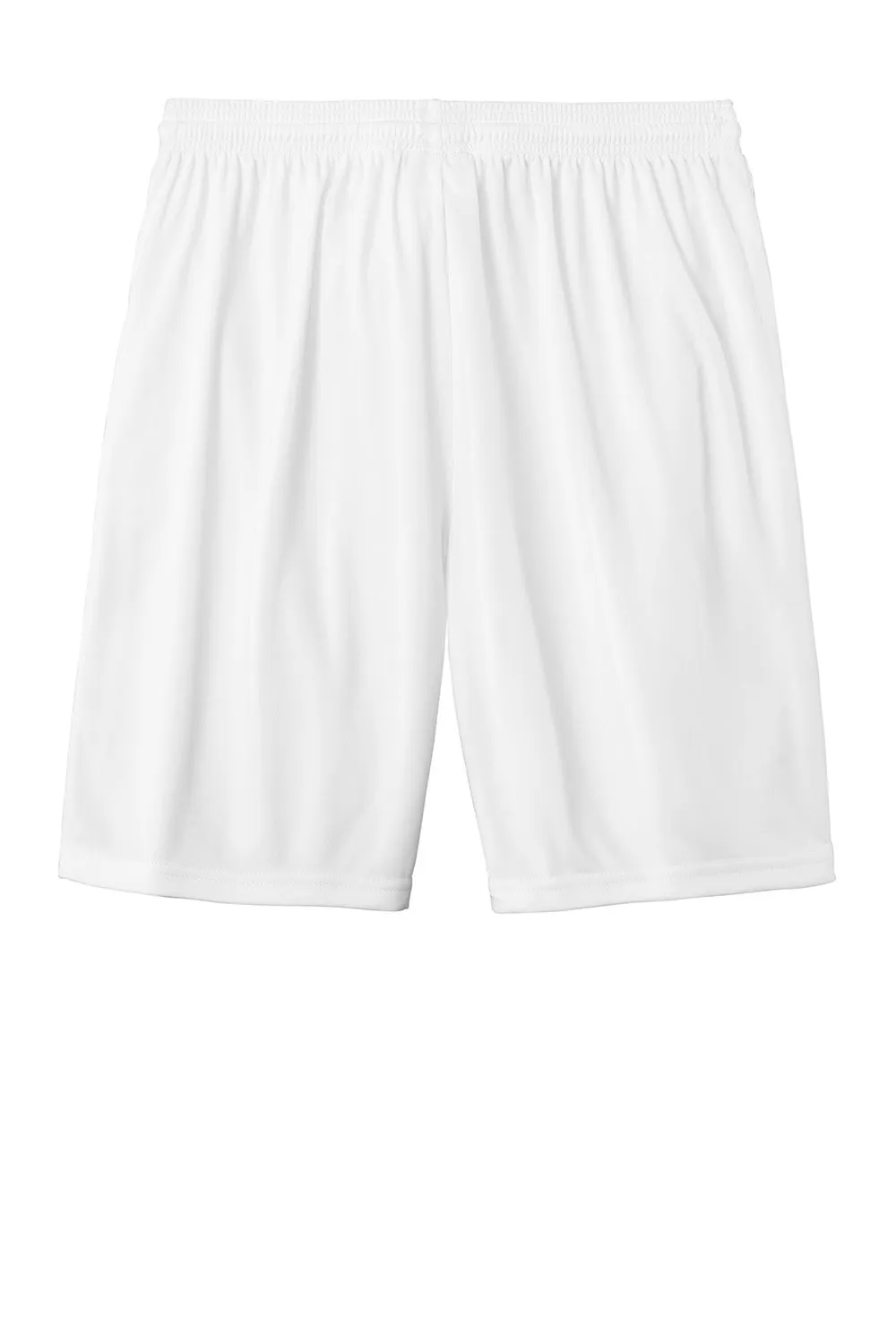 Sport-Tek Mens Moisture Wicking Competitor United Athletic Shorts - White/Black