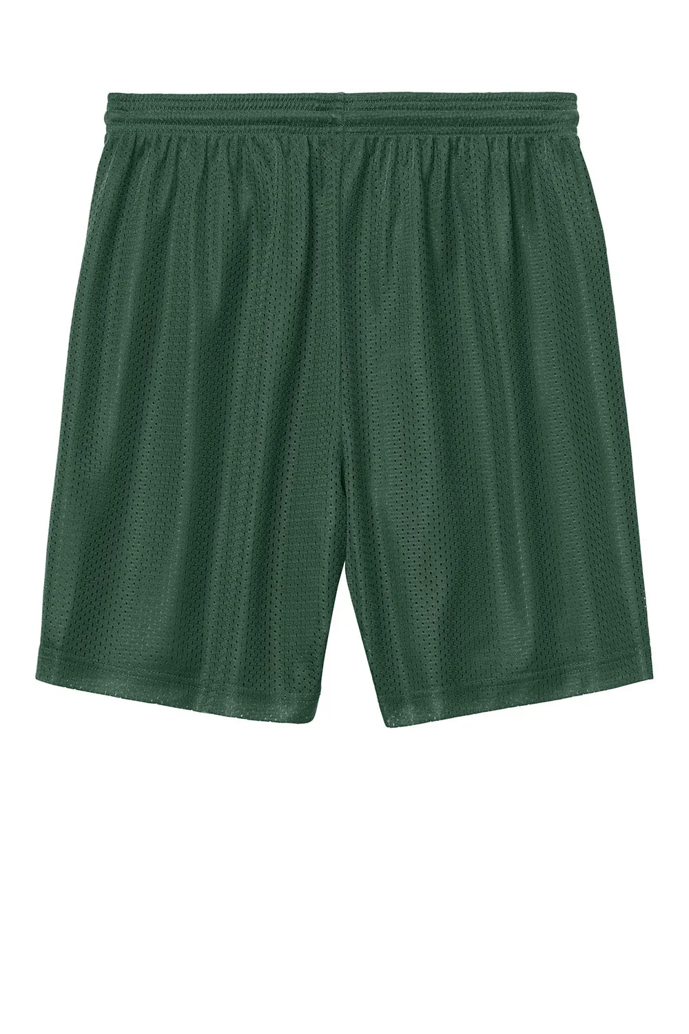 Sport-Tek Mens Moisture Wicking Mesh Athletic Shorts - Forest Green