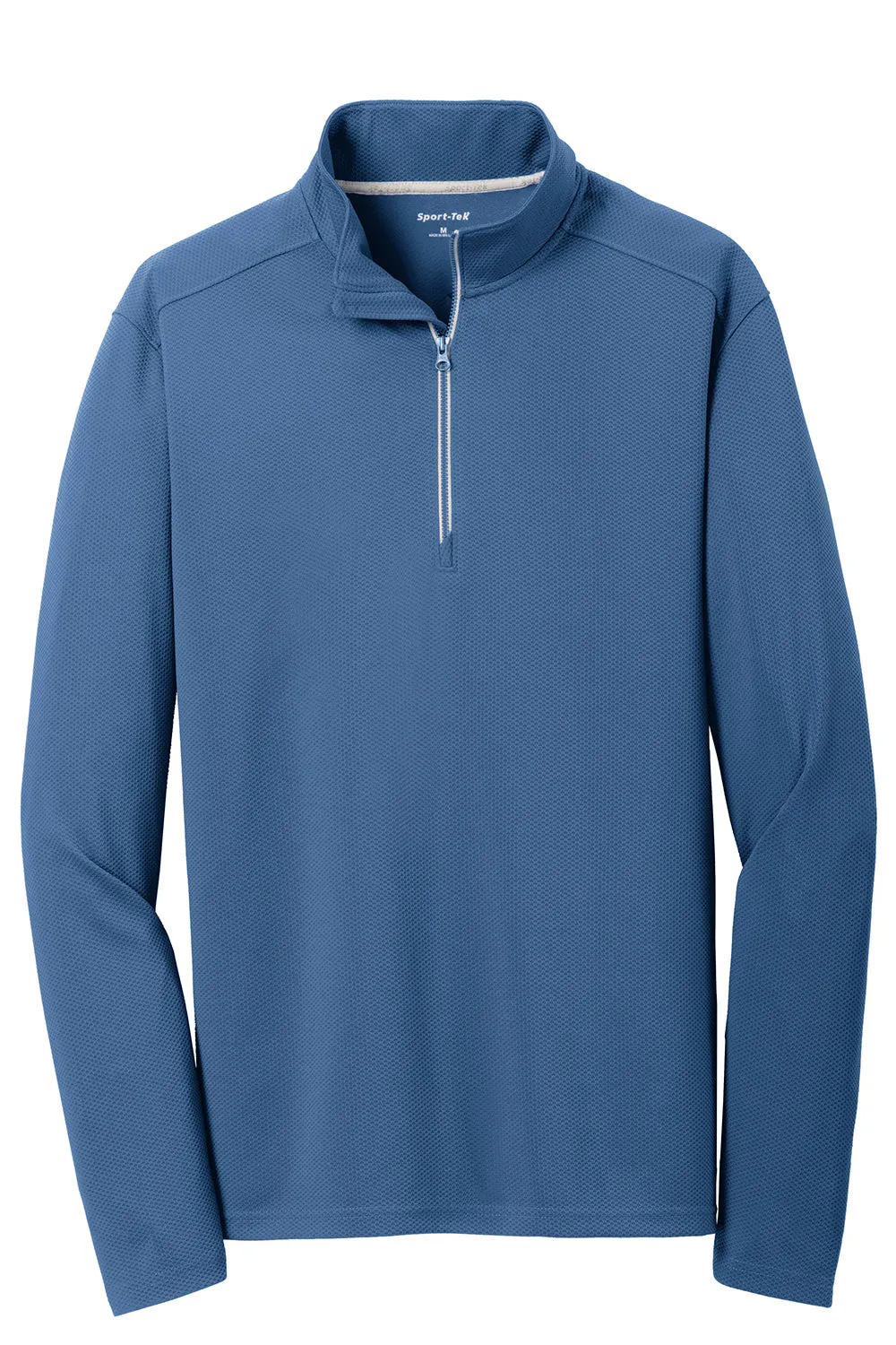 Sport-Tek Mens Sport-Wick Moisture Wicking 1/4 Zip Sweatshirt - Dawn Blue