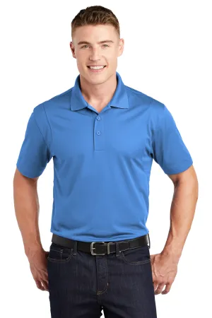 Sport-Tek Mens Sport-Wick Moisture Wicking Short Sleeve Polo Shirt - Blue Lake