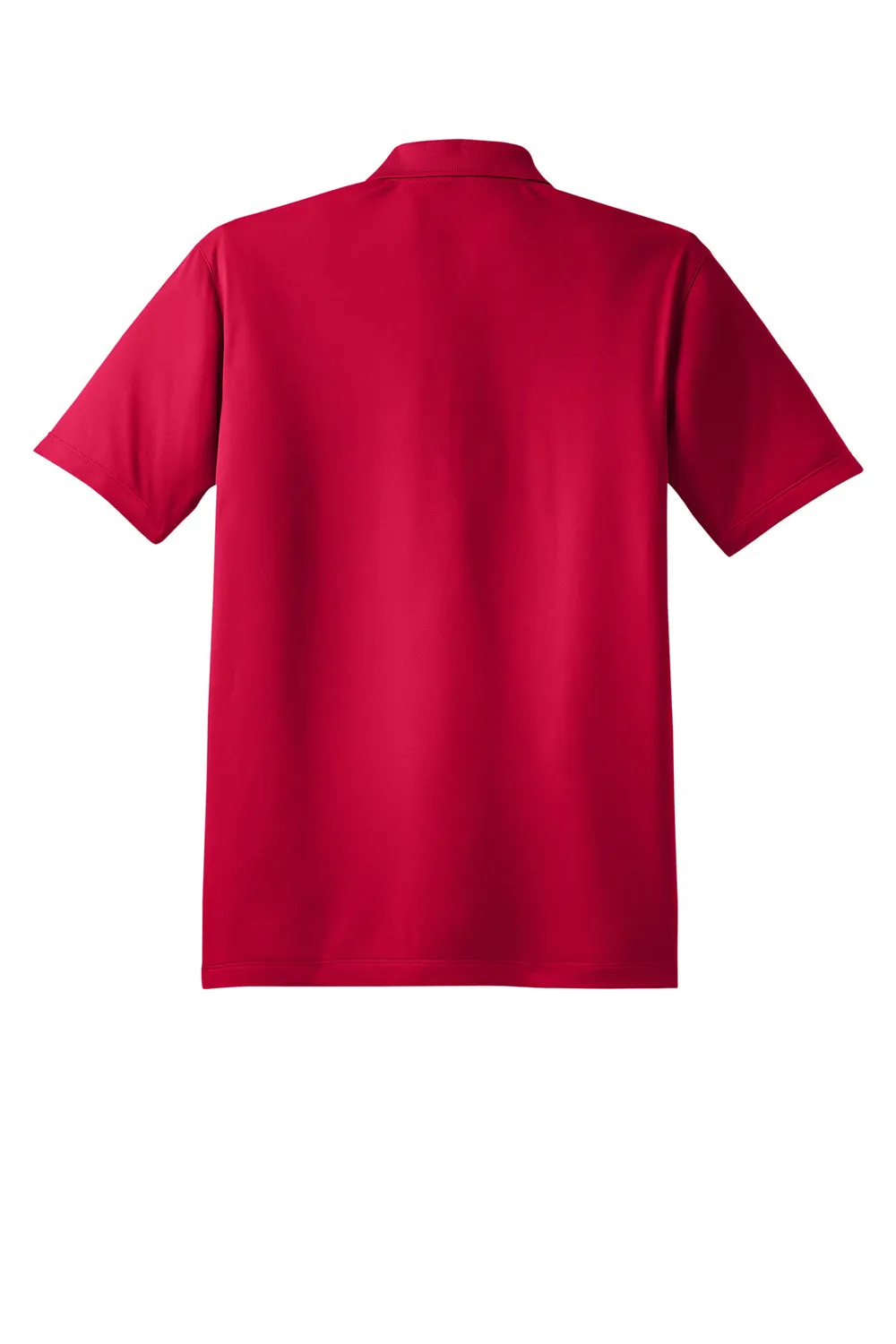 Sport-Tek Mens Sport-Wick Moisture Wicking Short Sleeve Polo Shirt - Deep Red