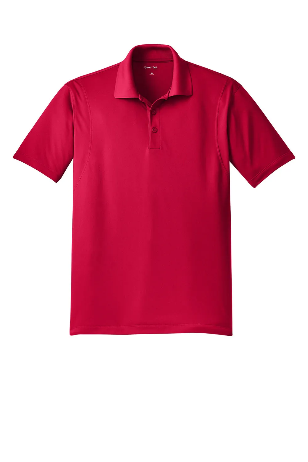 Sport-Tek Mens Sport-Wick Moisture Wicking Short Sleeve Polo Shirt - Deep Red